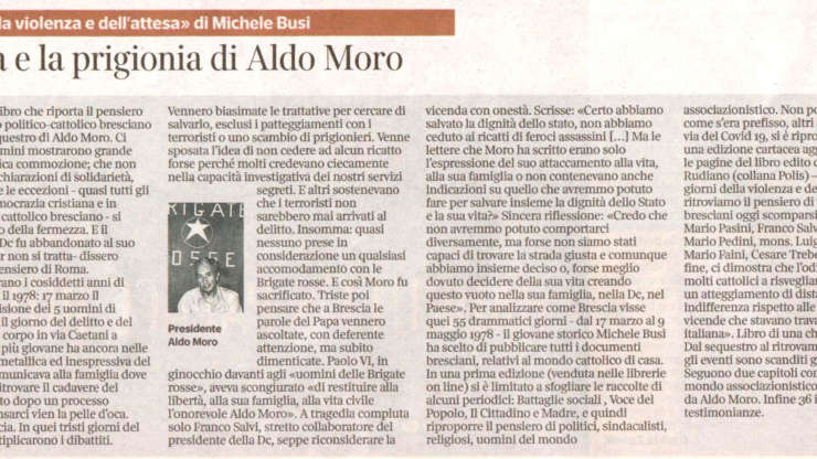 Brescia e la prigionia di Aldo Moro